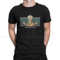 10,000,000,000 % Science!! ManS Tshirt Japanese Adventure Animation Dr Stone Crewneck Short Sleeve Fabric T Shirt High Quality