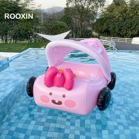 【lz】❃  ROOXIN Assento de Água Do Carro Anel Natação Para O Bebê Infantil Float Piscina Brinquedos Infláveis Crianças Círculo Natação Com Volante assento