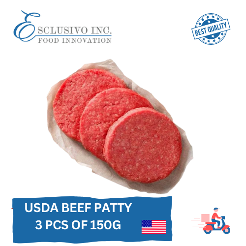 USDA Beef Patty 3 pcs (3 PCS OF 150G) Lazada PH