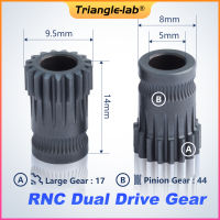 Trianglelab RNC nitrogen-based CHAIN NANO Coating dual Drive Gear Extruder Kit อัพเกรดสำหรับ prusa 3D เครื่องพิมพ์ DD Sherpa Extruder