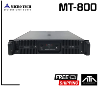 POWERAMP MICRO TECH MT-800 เพาเวอร์แอมป์ ไมโครเทค mt 800 เพาเวอร์แอมป์มีคุณภาพดี MT 800