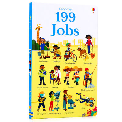 Usborne produced 199 jobs 199 kinds of work (199 pictures) English original picture book childrens Enlightenment Book paperboard book work cognition parent-child interaction enlightenment early education cognition picture book