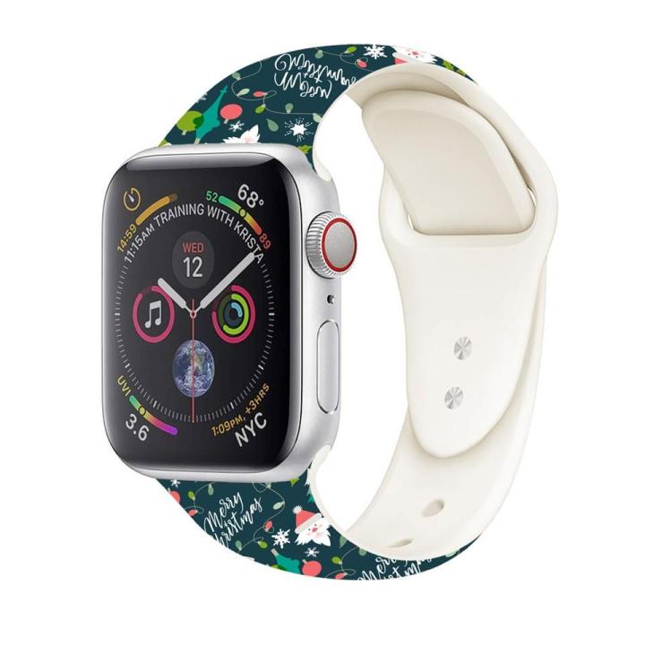 สาย-สำหรับ-apple-watch-series-8-ultra-สายนาฬิกา-45mm-41mm-for-apple-watch-ultra-se-8-7-6-5-4-3-2-1-49mm-40mm-44mm-38mm-42mm-สร้อยข้อมือซิลิโคนคริสต์มาส-อุปกรณ์เสริมสม