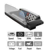 ㍿✟ L3 HUD Car Head up Display OBD2 Speed Projector Security Alarm Water temperature Overspeed RPM Voltage PK G3 GPS HUD