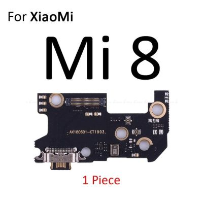 【✆New✆】 nang20403736363 ชาร์จพอร์ตปลั๊ก Usb แท่นชาร์จพลังงาน Mic Flex Cable บอร์ดไมโครโฟนสำหรับ Xiaomi Mi 9T Pro 9 8 Se A3 A1 A2 Lite