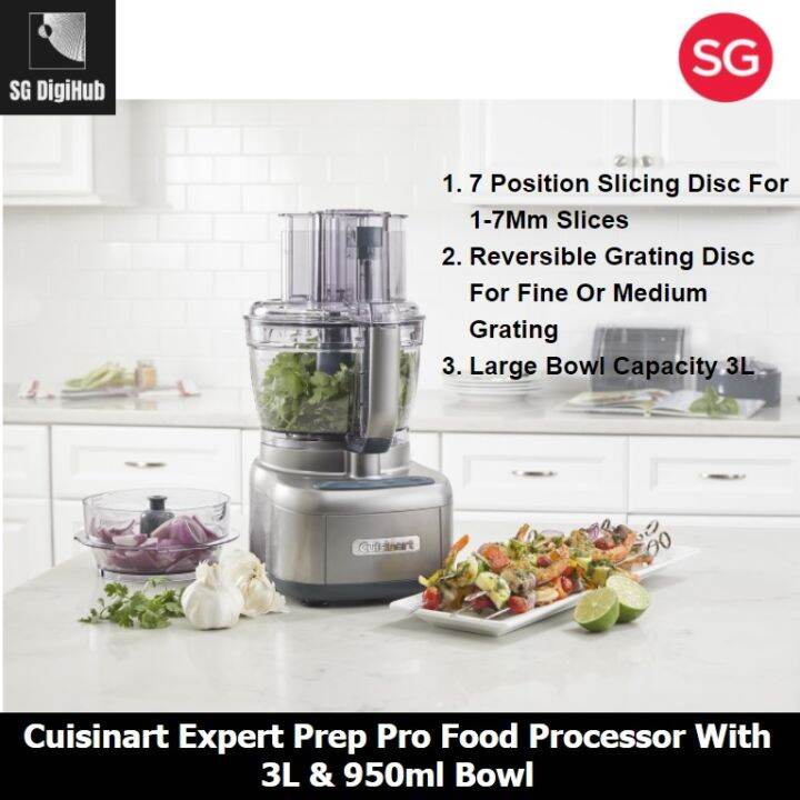Cuisinart Food Processor 500W Expert Prep Pro With 3L & 950ml Bowl