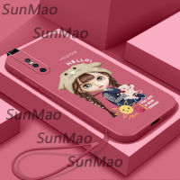 เคสโทรศัพท์ Vivo V15 Pro ซิลิโคนอ่อนนุ่มปกหมวกออกแบบปกสำหรับสาว