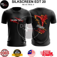 New Fashion Dr Tactical Microfiber Eyelet Round Neck Short Sleeve Silkscreen Printed T-Shirt Muay Thai 3 Ready Stock Malaysia 2023