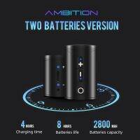 Ambition Battery Large Capacity for Ninja and Ninja Pro Voltage Regulation 5-12V 2A output professional tattoo equipment Stickers