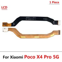 ริบบิ้นสายเคเบิลงอได้จอแสดงผล LCD ใหม่อะไหล่สำหรับ Xiaomi Poco X3 F3 NFC X4 F2 F1 M4ขั้วต่อเมนบอร์ดหลัก4G 5G