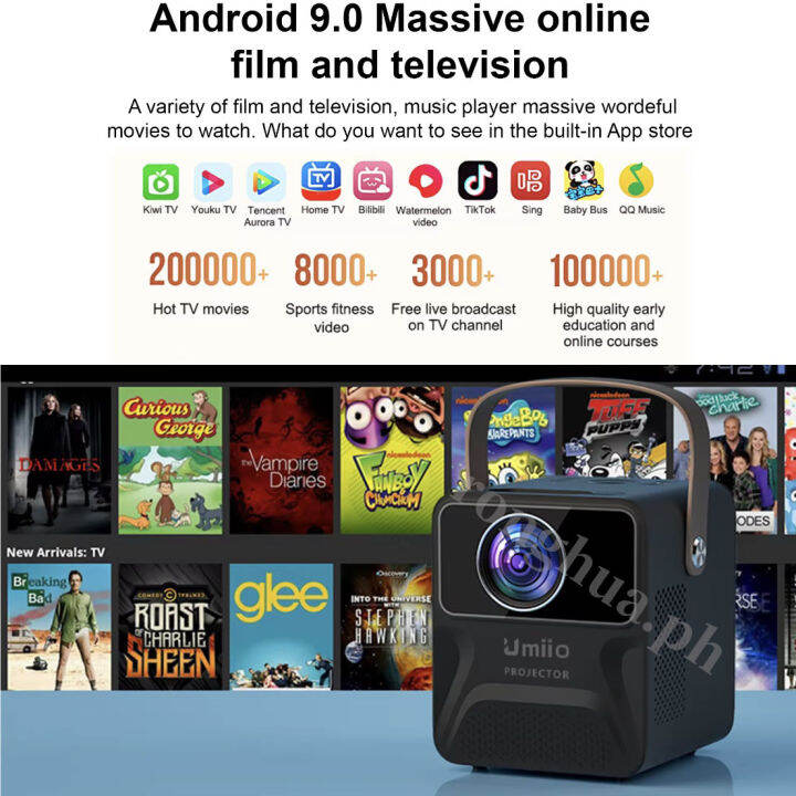 Umiio Projector with Remote Control | Lazada PH