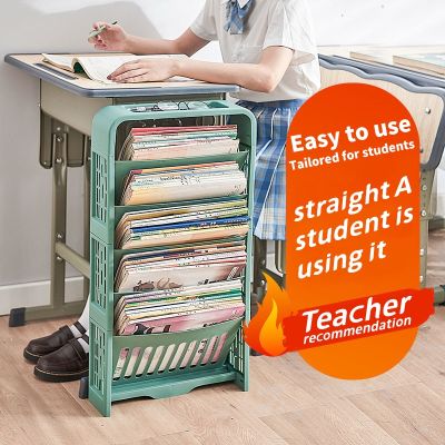 【CW】 Book Storage Rack Bookshelf Shelf Books Children Classroom Household Organizer