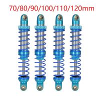 Oil Adjustable 80mm 90mm 100mm 110mm 120mm Metal Shock Absorber Damper for 1/10 RC Car Parts Truck Crawler Axial SCX10 TRX4 D90 Screw Nut Drivers