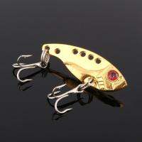 Hot Lot 1pc โลหะเลื่อมเหยื่อตกปลา Bass Spoon Crank Bait Tackle Hook