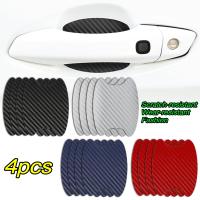 4Pcs Car Door Handle Stickers Anti Scratch Film Universal Carbon Fiber Protector For Opel Kia Fiat Ford VW Hyundai Auto Styling