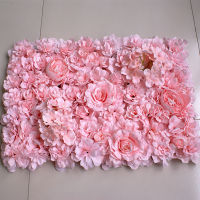 2021Artificial Flower Arrangement Pink Hydrangea Wall panel flower mats Wedding Decoration Shop Decoration Silk Flower