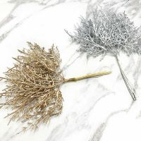 【YF】☢✜  Artificial Flowers Gold/Silver Wreaths Wedding Base for Diy Gifts Wholesale