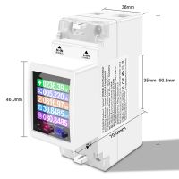 AT2PW 100A Tuya WIFI Din Rail Energy Meter Smart Switch Remote Control Replacement Accessories AC 220V Digital Volt Kwh Frequency Factor Meter