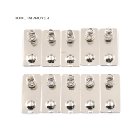 TOOL IMPROVER 10pcs แบตเตอรี่ AA แปลงบวกลบสปริง Contact PLATE