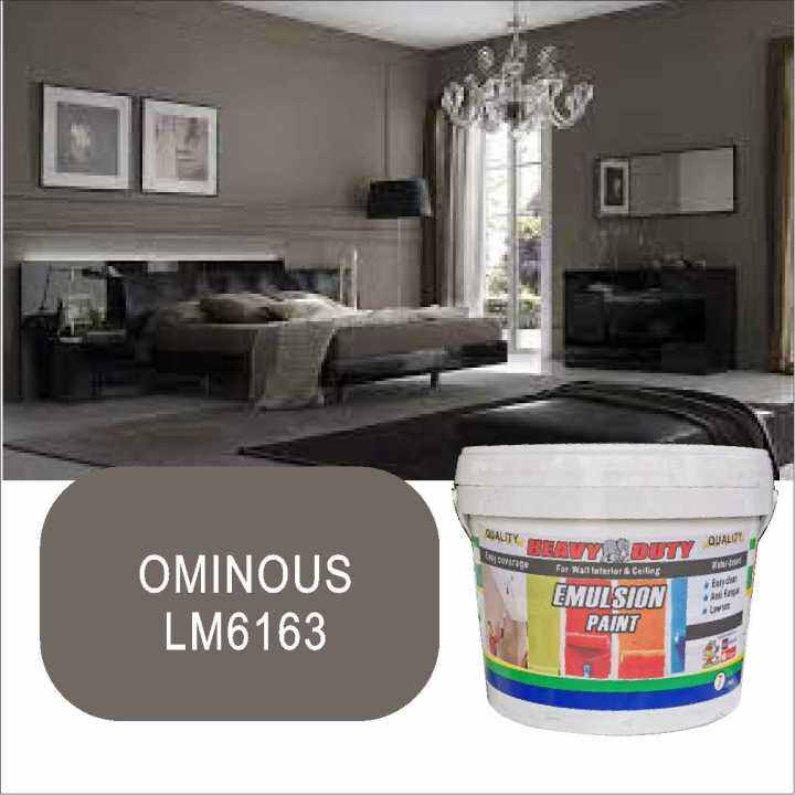 🔥 LM6163 OMINOUS 🔥 7L HEAVY DUTY Emulsion paint / wision paint dealer
