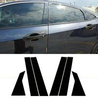 Door Window Pillar Post Covers Trim for Honda Civic 10Th 2016 2017 2018 2019 2020 Car Door Pillar Sticker Styling Accessories