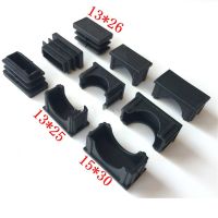 【cw】 2 50pcs Rectangle Plastic Blanking End Cap Caps Tube Pipe Inserts Plug Bung Leg Stopfen