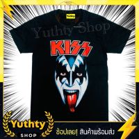 HD เสื้อผู้ชาย เสื้อผู้ชายเท่ๆ เสื้อวง Kiss เสื้อยืดแฟชั่นวินเทจ90 ไม่มีตะเข็บข้าง ใส่ได้ทั้งชายและหญิง เสื้อผู้ชายไซส์ใหญ่