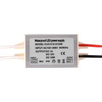 【LZ】☈☑  10W/12W AC100-265V a 12V LED Driver Alimentação 0.83A/1A Fonte de Alimentação do Transformador Impermeável IP67 Tensão constante LED Driver