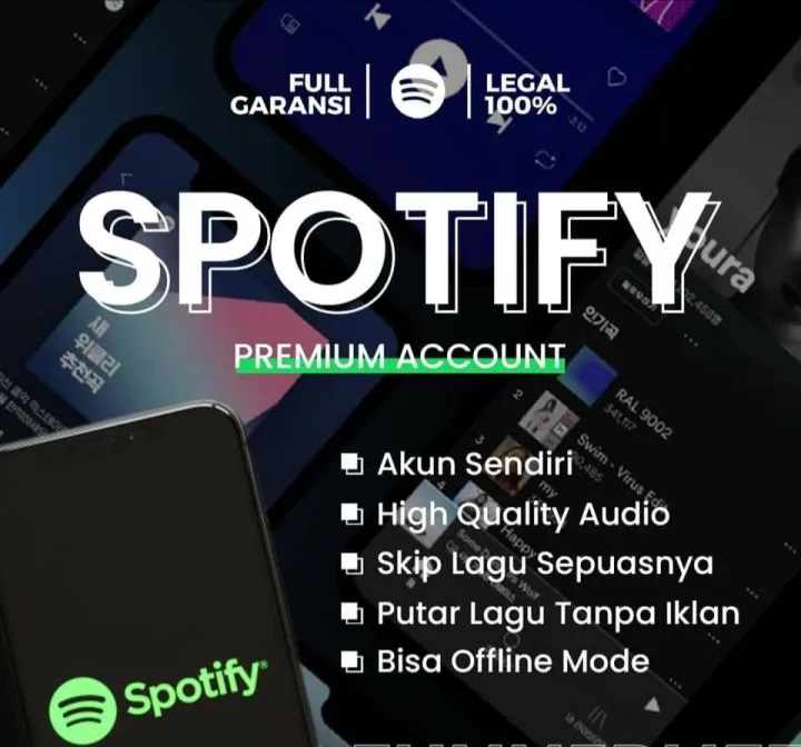 Spotify Premium [1 Bulan/ Legal/ Resmi/ Regional Indonesia] | Lazada ...