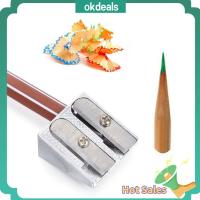 OKDEALS HomeandLiving Bevelled Metal Double Hole School Supplies Sharpeners Stationery Pencil Sharpener