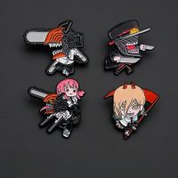 Manga Chainsaw Man Enamel Pins Brooch Backpacks Cute Things Brooches Badges on Backpack Lapel for Clothes Jewelry Accessories