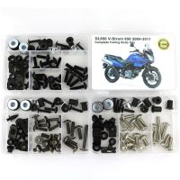 [LWF HOT]▥ Fit For Suzuki DL650 V-Strom 650 2004-2011 Motorcycle Complete Full Fairing Bolts Kit Bodywork Screws Steel Clips Covering Bolt