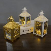 （SPOT EXPRESS） LED รอมฎอนสำหรับตกแต่งบ้าน,（SPOT EXPRESS） Eid Mubarak ของขวัญ Kareem เหล็กดัดตกแต่งงานปาร์ตี้