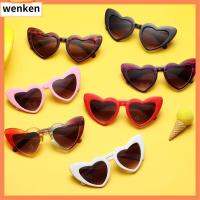 WENKEN 3-9 ปี สีชมพู วินเทจ แว่นตา แว่นกันแดดหัวใจ แว่นกันแดดเด็ก แว่นกันแดดเด็กวัยหัดเดิน