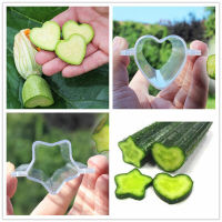 Plastic Heart/Star/Love Fruit Shaping Mould Cucumber Growth Forming Mold Vegetable Growing Mold Transparent Garden Nursery Pot Bar Wine Tools