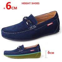 YEINSHAARS Loafers Man Elevator Shoes Height Increase Shoes for Men Insole 6cm Drive Shoes Business Fashion