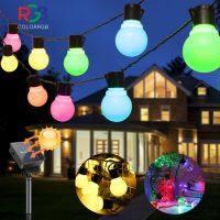 Solar string lights outdoor 10/20/30 LED G50 Globe String Light Safe Convenient And Durable Fairy Light String Light Outdoor