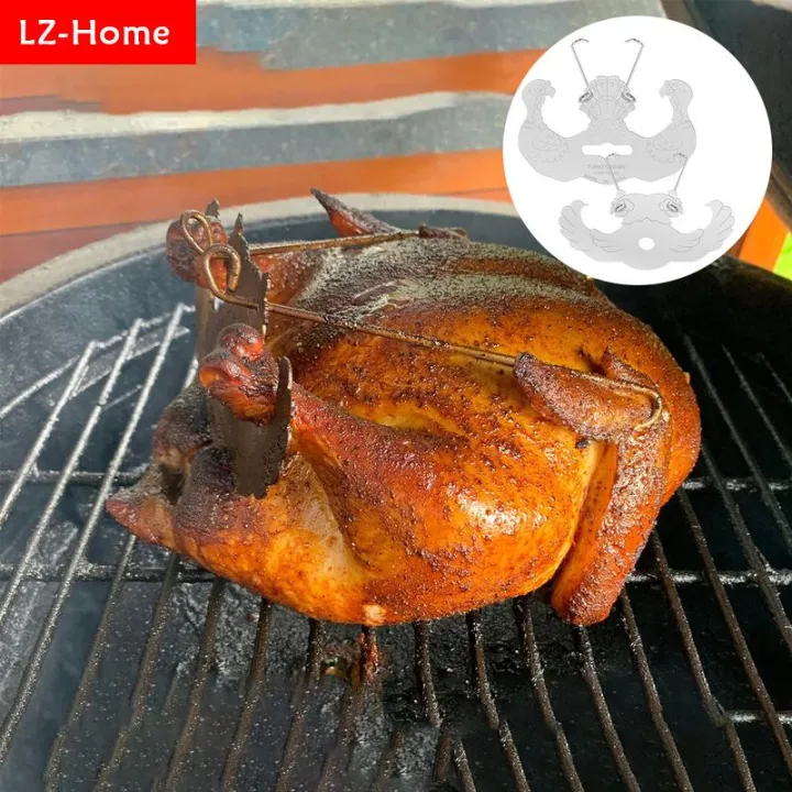Chicken Roasting Rack for Oven Grill Turbo Trusser Chicken Holder