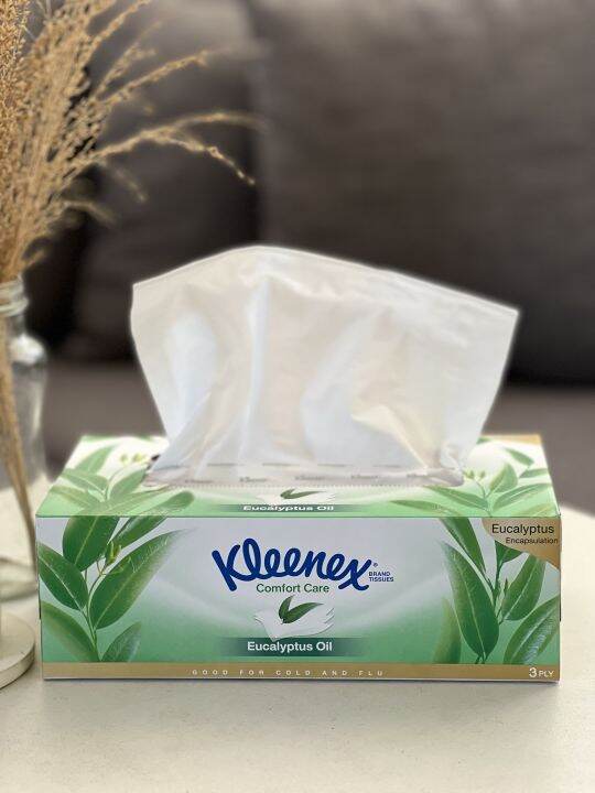 kleenex Comfort Care Eucalyptus Oil Tissue 1 box 140 sheets Lazada PH