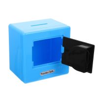 Set Password Strongbox Home Small Money Mini Atm Piggy Bank Plastic Design Child Coins