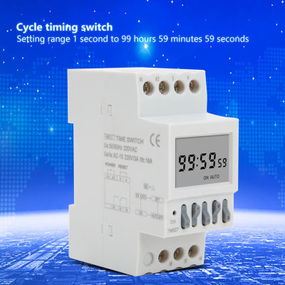 TM627 Cycle Time Controller Power Switch Timer สวิตช์อัจฉริยะจับเวลา 50Hz AC220V