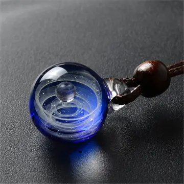 Galaxy glass hot sale ball pendant