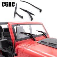 3PCs Model Car Simulation Wiper Antenna For 1/10 RC Crawler Car TRX4 Axial SCX10 Jeep Wrangler Body Car Shell DIY Modification Screw Nut Drivers