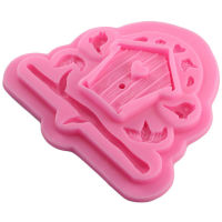 Bird House Silicone Moulds Fondant Border Press Moulds Cake Decorating Tools Candy Clay Chocolate Mould DIY Baking Supplies