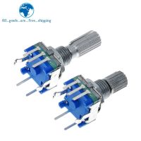 5PCS Plum handle 15mm 20mm rotary encoder coding switch / EC11 / digital potentiometer with switch 5 Pin