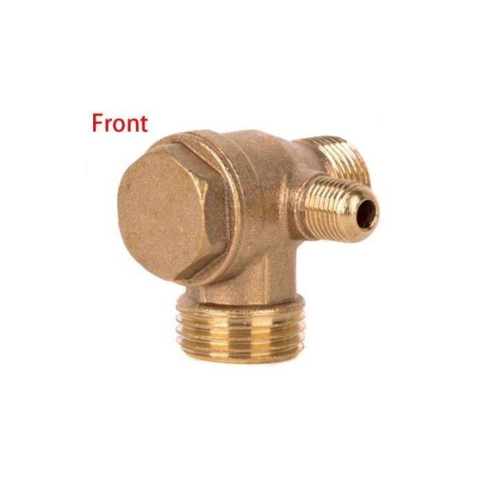 c63b-3-port-brass-male-threaded-check-valve-connector-tool-for-air-compressor-prevent