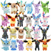 Pokemon Eevee Plush Toys Kawaii Eeveelution Sylveon Flareon Jolteon Pendant Anime Stuffed Peluches Decoration Dolls Kids Gifts