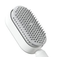 【YF】 Auto Cleaning Hair Brush Detangling Scalp 3D Air Cushion Massager Portable Womens Comb Home Barber Hairbush New