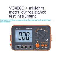 【YD】 VC480C  Digital Milliohmmeter Low Resistance Tester Microohmmeter 0.01mΩ 2kΩ Detectable Circuit Board