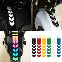 ℗ Universal Motorcycle Arrow Stripe Stickers Fender Paste Waterproof Oilproof Reflective Sticker Motorbike Tape Decal Accessories